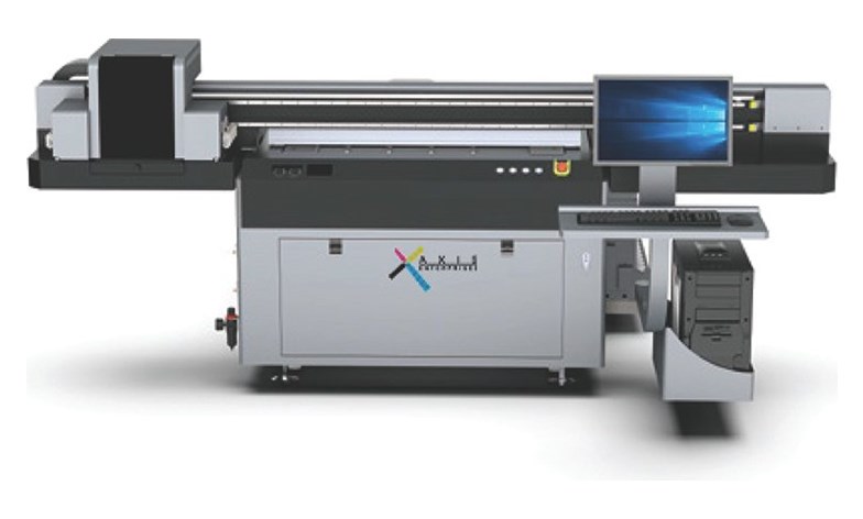 AxisUV large format UV flatbed printer for tiles and marble